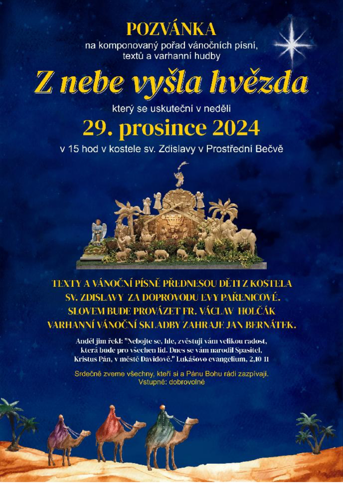 Vánoční koncert – 29.12.2024